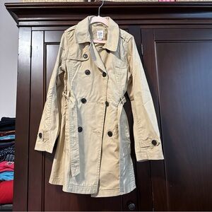 Gap Girls Trench Coat Size L